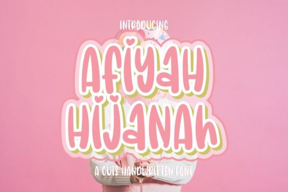 Afiyah Hijanah: A Romantic Script Font for Craft Creations