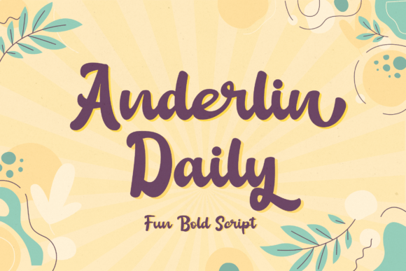 Anderlin Daily: A Script Font That Adds Soul to Handmade Creations