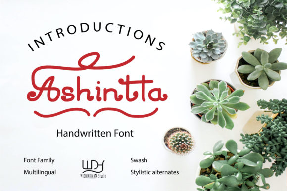 Ashintta: A Handwritten Font for Digital Creativity