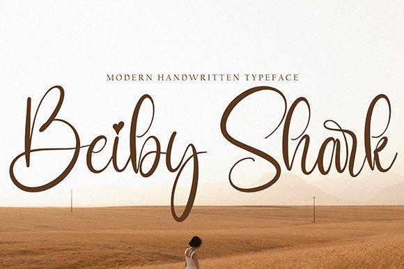 Beibyshark: A Versatile Script Font for Modern Campaigns