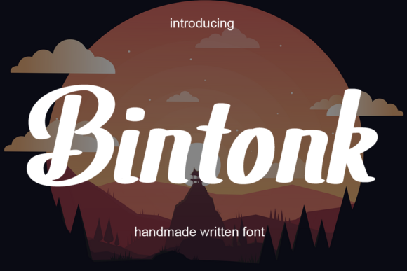 Bintonk: A Handwritten Font for Engaging Brand Content