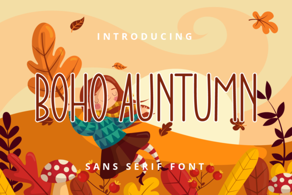 Boho Auntumn: A Versatile Sans Serif Font for Web Design