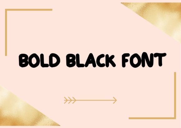 Bold Black: A Handwritten Font for Modern Branding