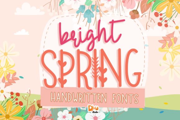 Bright Spring Font for Digital Creativity