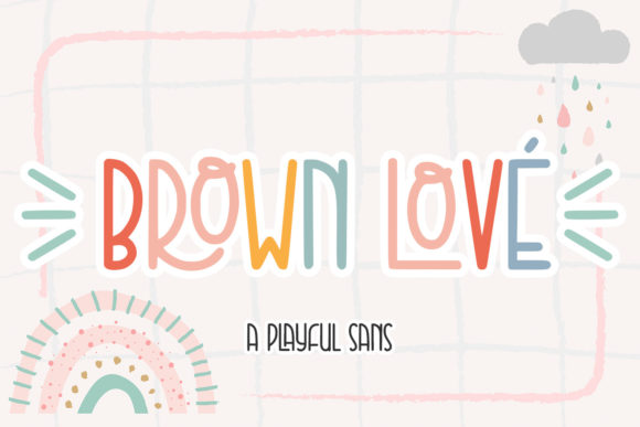 Brown Love: A Handwritten Font for Editorial Elegance
