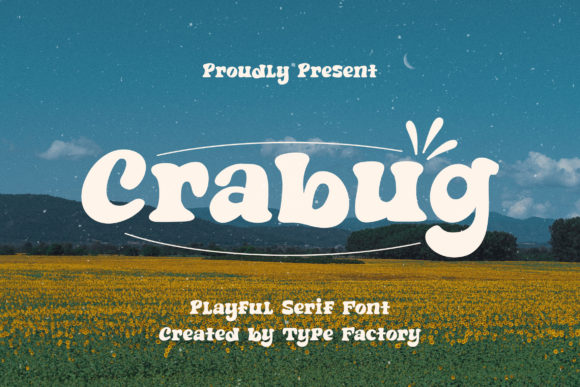 Crabug: A Playful Serif Font for Your Brand