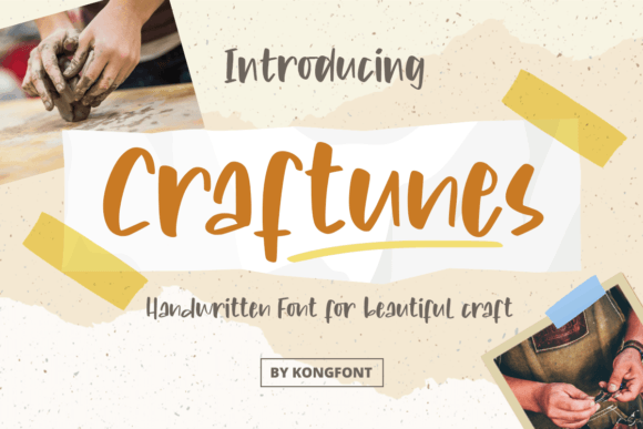Craftunes: A Handwritten Font for Creative Web Design