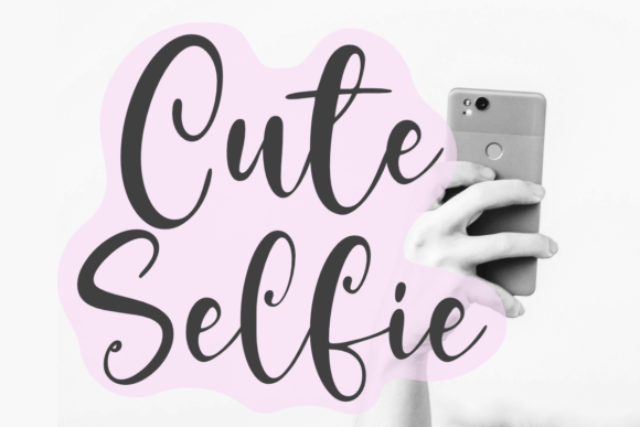 Cute Selfie: A Playful Script Font for Editorial Design