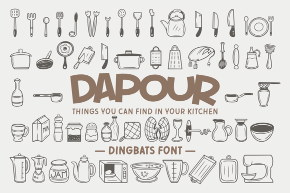 Dapour Font Review for Branding and Design Projects
