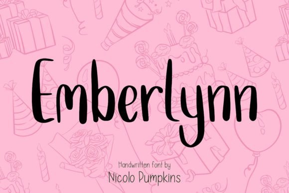 Emberlynn: A Handwritten Font for Editorial Design