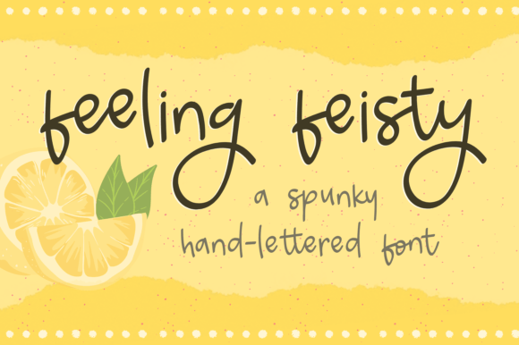Feeling Feisty Font for Web Design