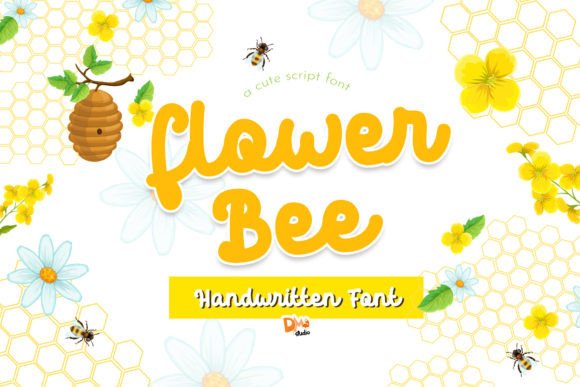 Flower Bee: A Handwritten Script Font for Creative Campaigns