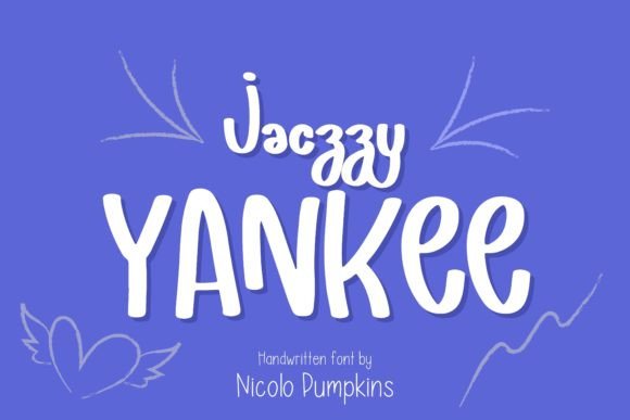 Jaczzy Yankee: A Handwritten Font for Editorial Design