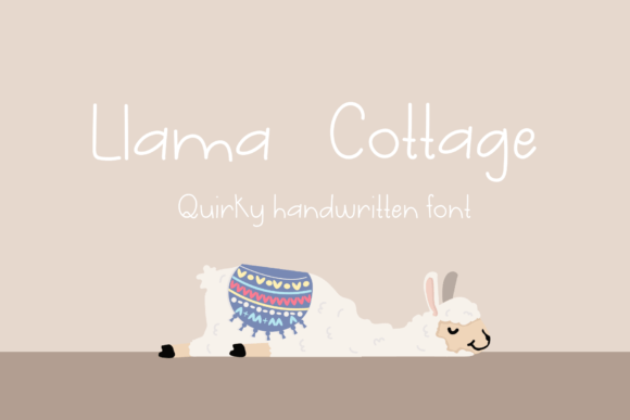Llama Cottage Font for Digital Marketing