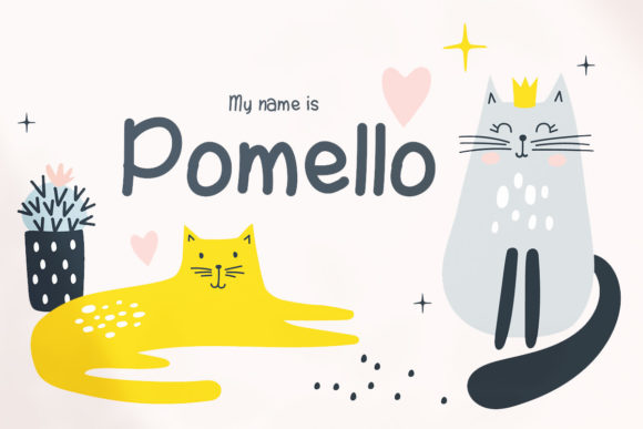 My Name is Pomello Font for Handmade Projects