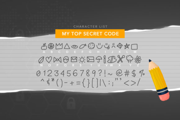 My Top Secret Code Font for Eye-Catching Designs
