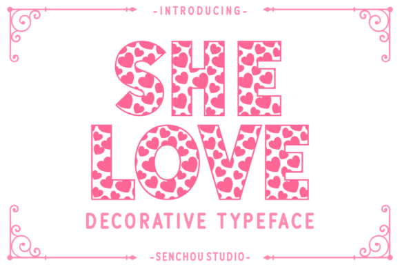 She Love: A Romantic Font for Editorial Design