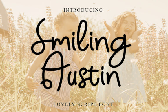 Smiling Austin: A Handwritten Font for Modern Web Design