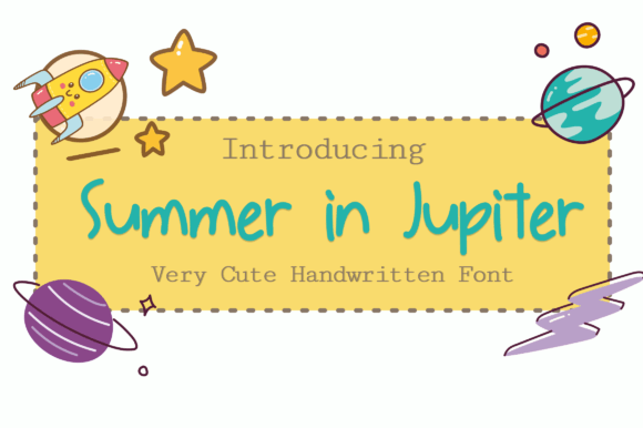 Summer in Jupiter Font for Campaign Design