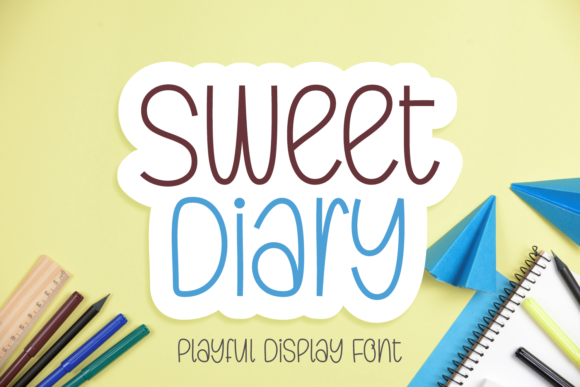Sweet Diary: A Handwritten Font for Branding Projects