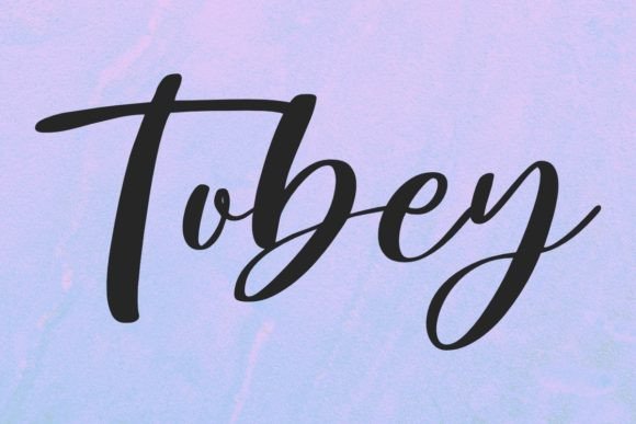 Tobey Script Font Review for Design Projects